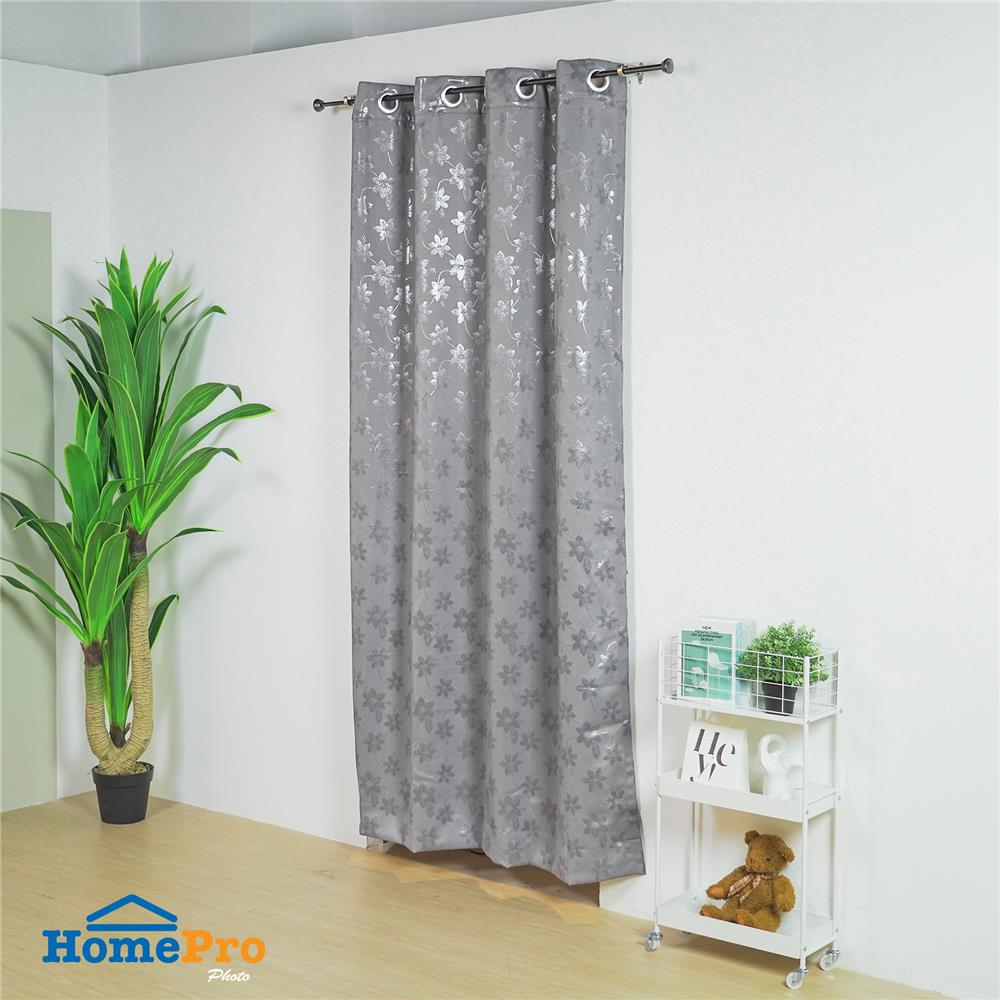 ผ้าม่าน EYELET HOME LIVING STYLE RYLLIS UV 140X220 ซม. สีเทา