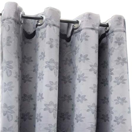 ผ้าม่าน EYELET HOME LIVING STYLE RYLLIS UV 140X220 ซม. สีเทา_2