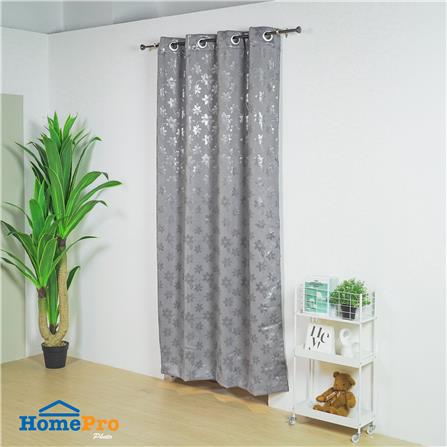 ผ้าม่าน EYELET HOME LIVING STYLE RYLLIS UV 140X220 ซม. สีเทา_4