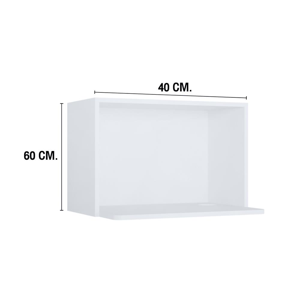 ตู้แขวนไมโครเวฟ MJ DOT 60x40 ซม. สี WHITE