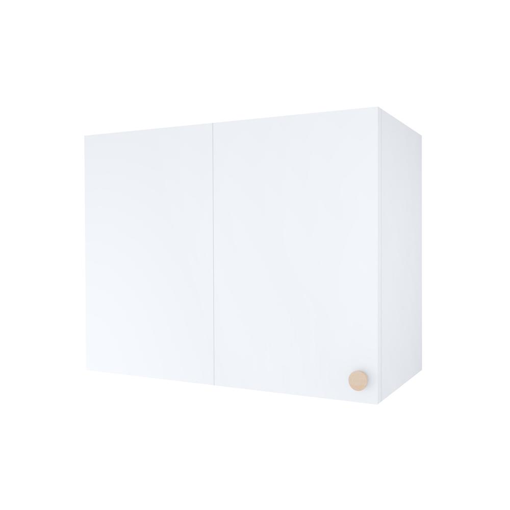 ตู้แขวนเข้ามุมซ้าย MJ DOT 80x60 ซม. สี WHITE