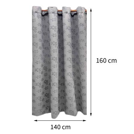 ผ้าม่าน EYELET HOME LIVING STYLE RYLLIS UV 140X160 ซม. สีเทา_5