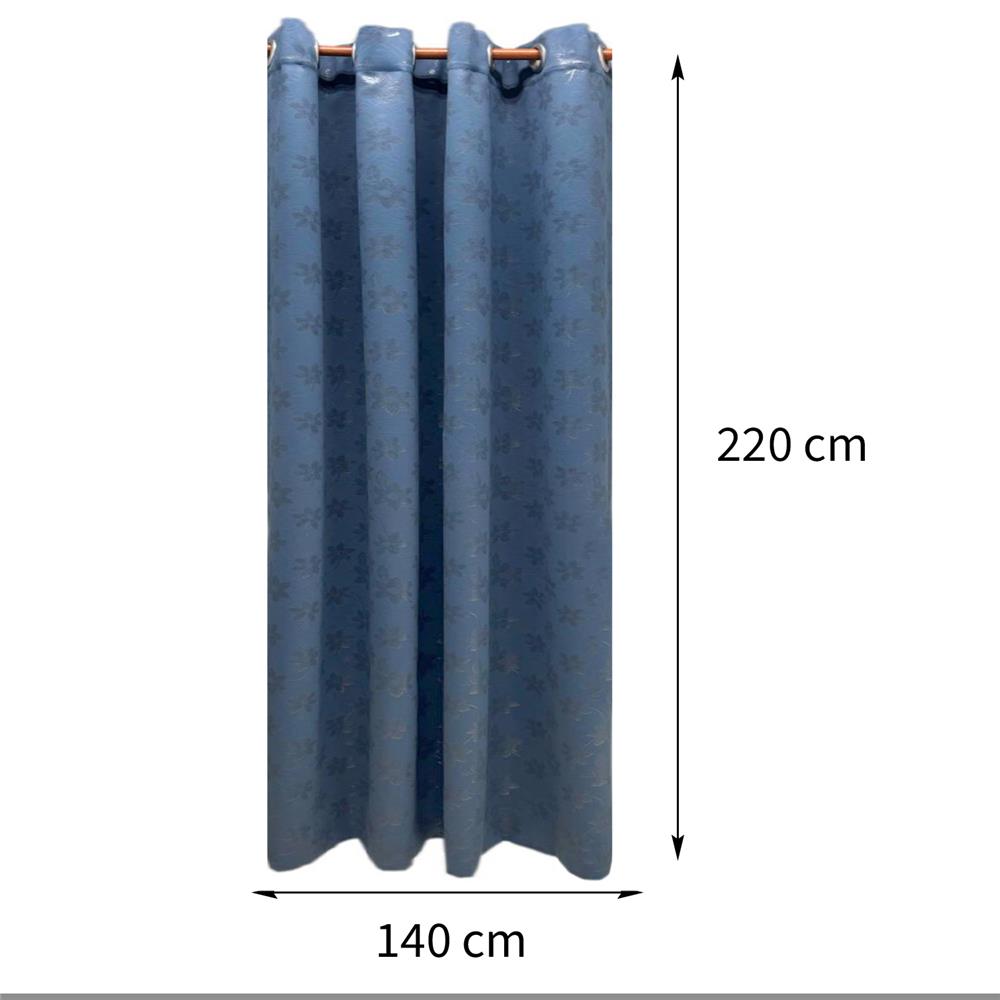 ผ้าม่าน EYELET HOME LIVING STYLE RYLLIS UV 140X220 ซม. สีน้ำเงิน