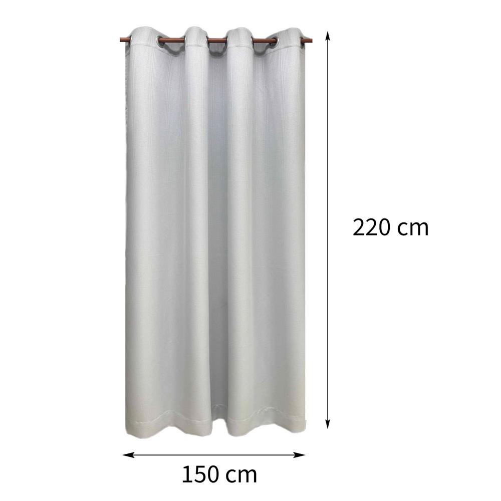 ผ้าม่าน EYELET HOME LIVING STYLE DORRA UV 150X220 ซม. สีเทา