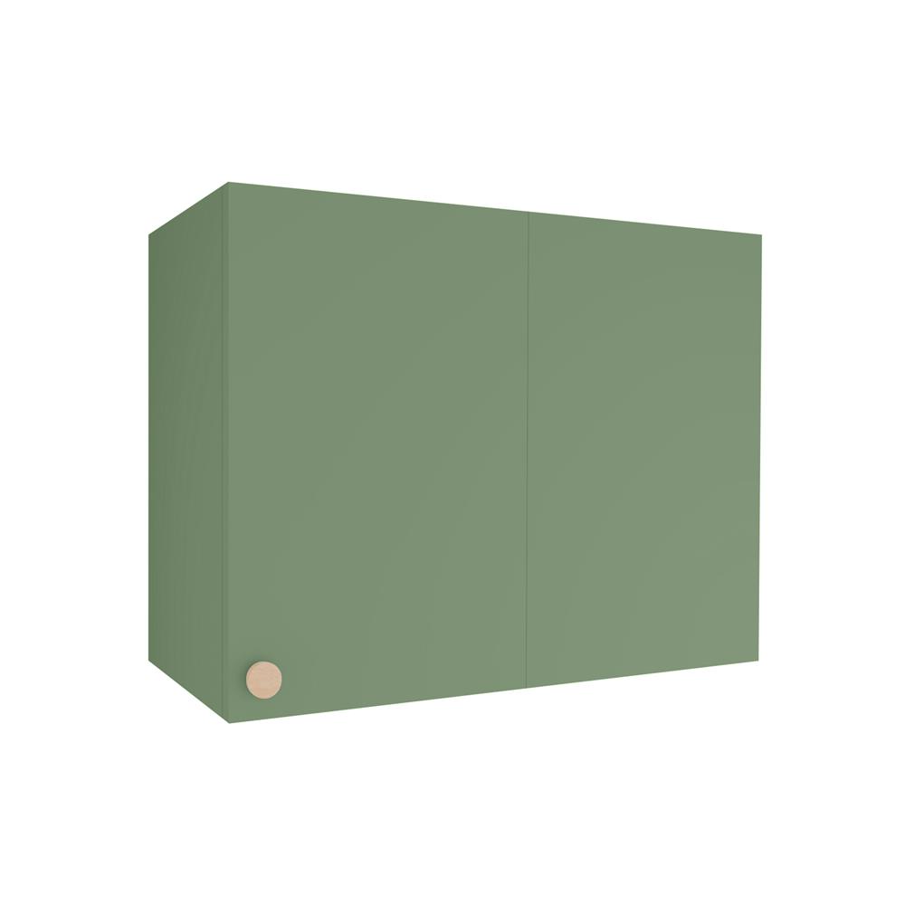 ตู้แขวนเข้ามุมขวา MJ DOT 80x60 ซม. สี MATCHA