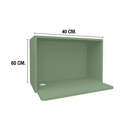 ตู้แขวนไมโครเวฟ MJ DOT 60x40 ซม. สี MATCHA_4