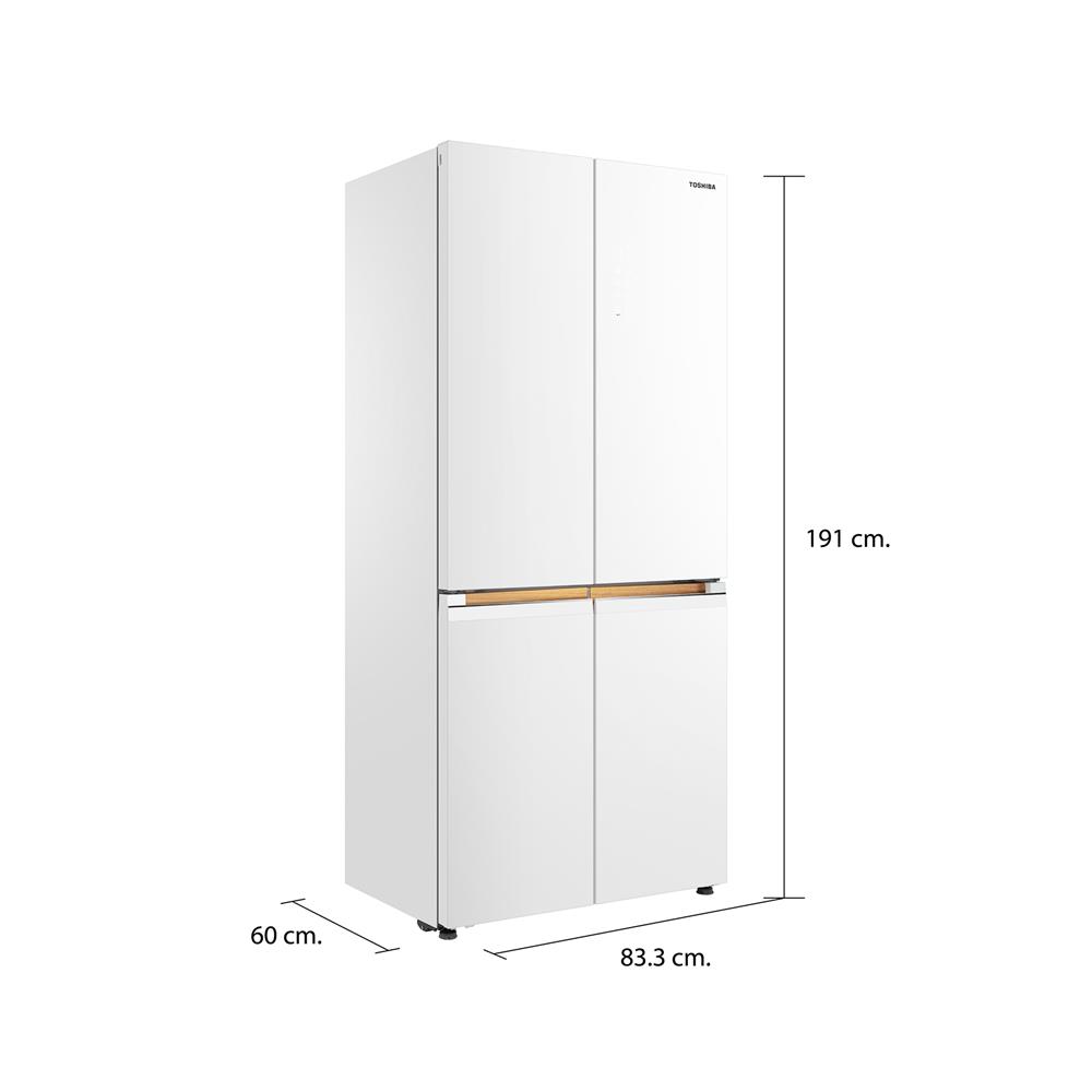 ตู้เย็น MULTI DOOR TOSHIBA GR-RF695WI-PGTH(67) 18.9 คิว อินเวอร์เตอร์ กระจกขาว