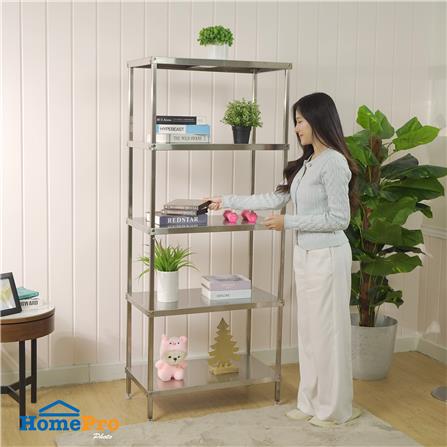 ชั้นวางของ 5 ชั้น FURDINI SANKI12 70 ซม. สีสเตนเลส_5