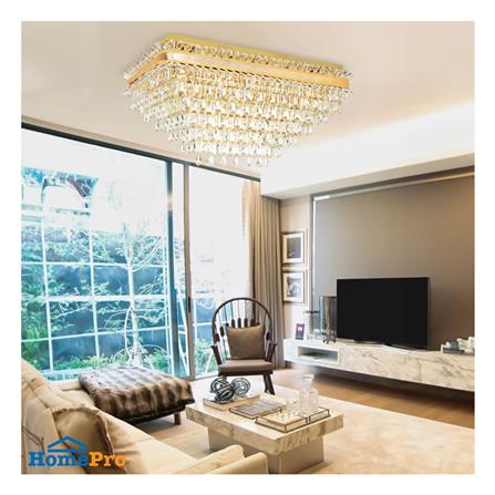 ไฟถาด L&E 01-03149 สีทอง/ใส 22 หัว_1