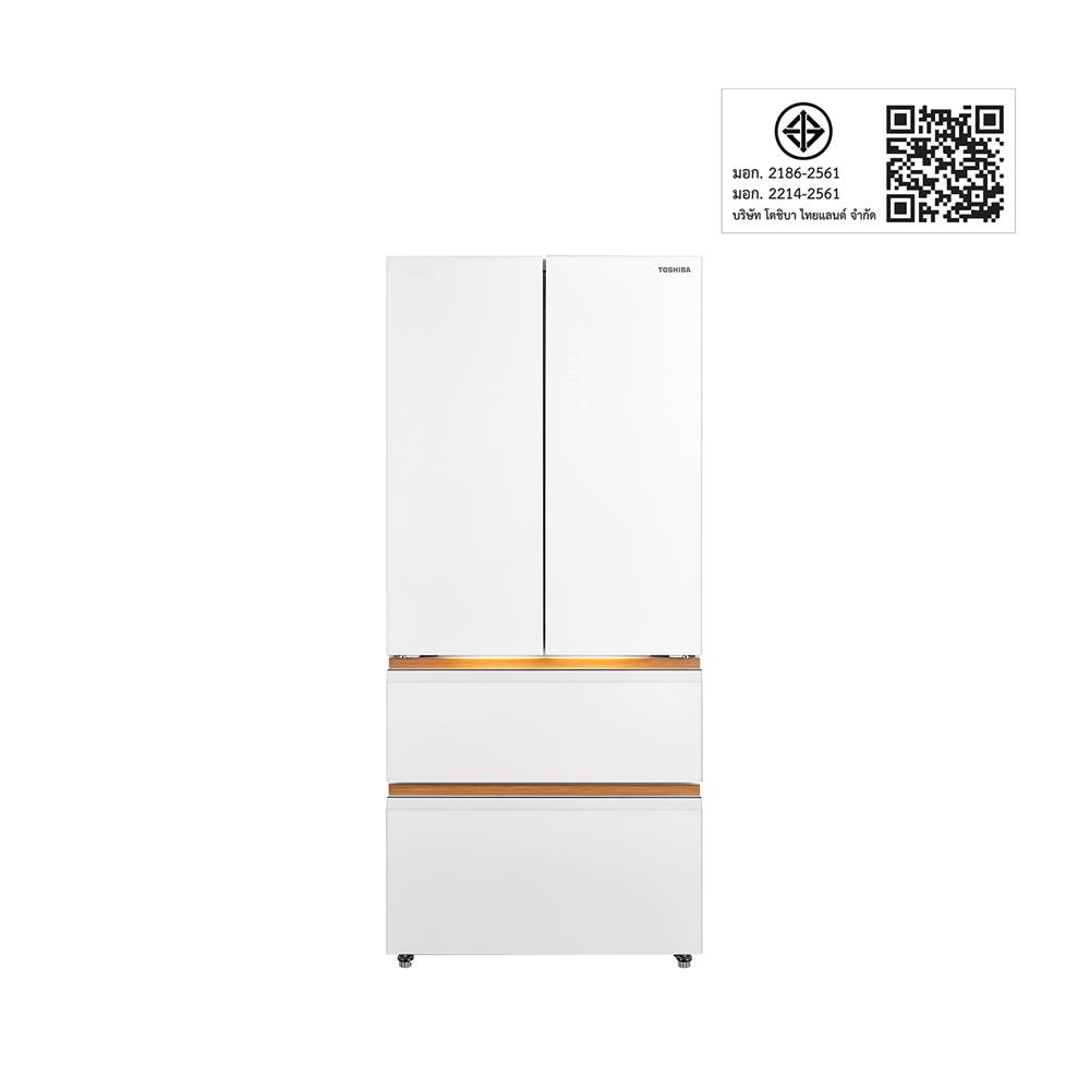 ตู้เย็น MULTI DOOR TOSHIBA GR-RF690WI-PGTH(67) 18.8 คิว อินเวอร์เตอร์ กระจกขาว