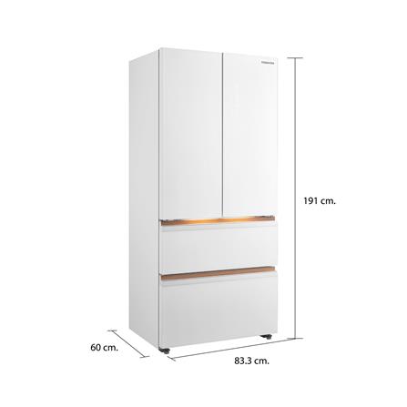 ตู้เย็น MULTI DOOR TOSHIBA GR-RF690WI-PGTH(67) 18.8 คิว อินเวอร์เตอร์ กระจกขาว_6