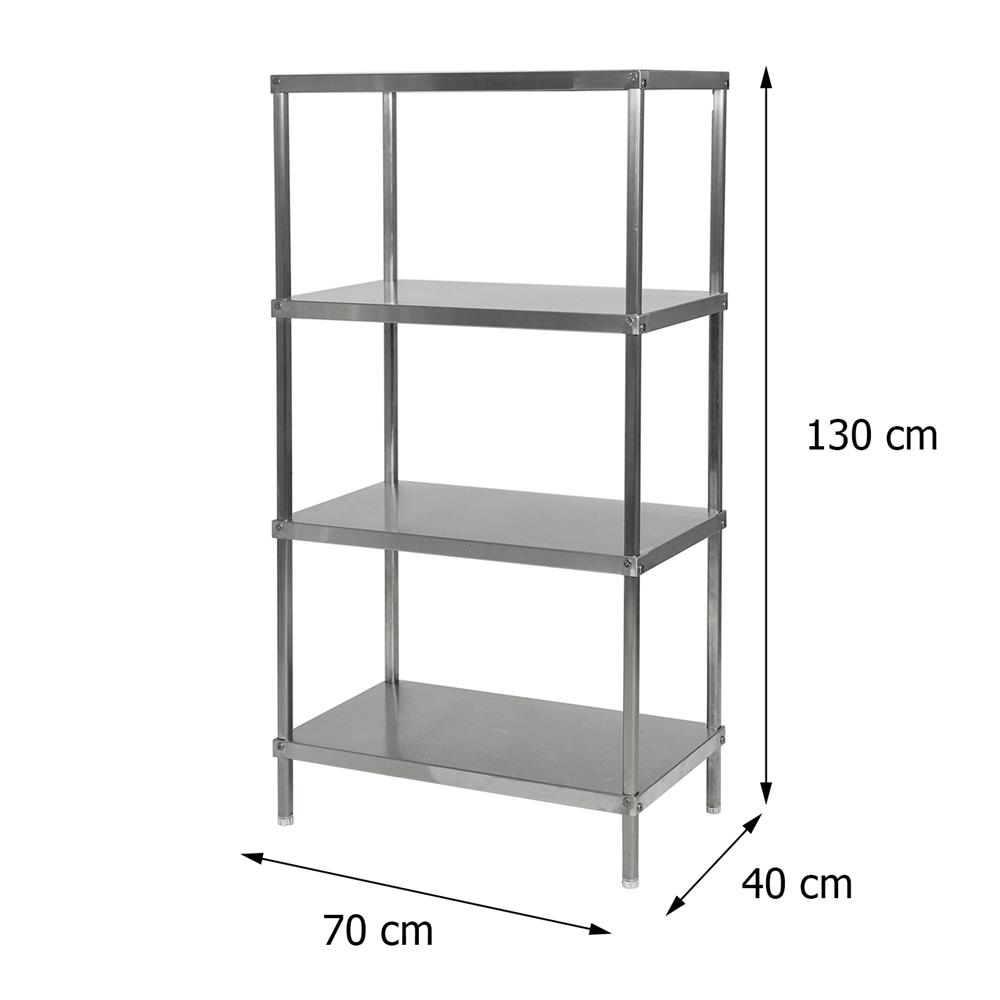 ชั้นวางของสเตนเลส 4 ชั้น FURDINI SANKI11 70 ซม.