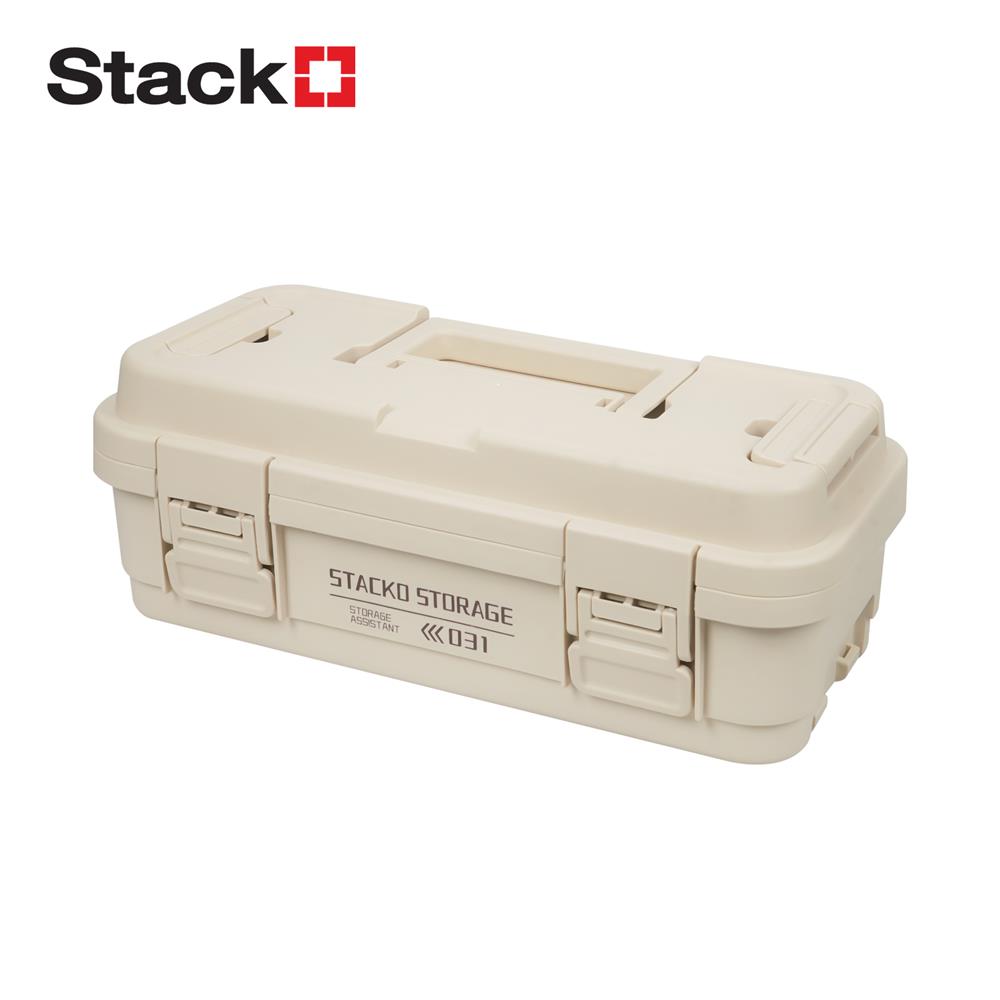 กล่องหูหิ้ว STACKO GLAM 2031 36.5X18X12.7 ซม. สีเบจ_0