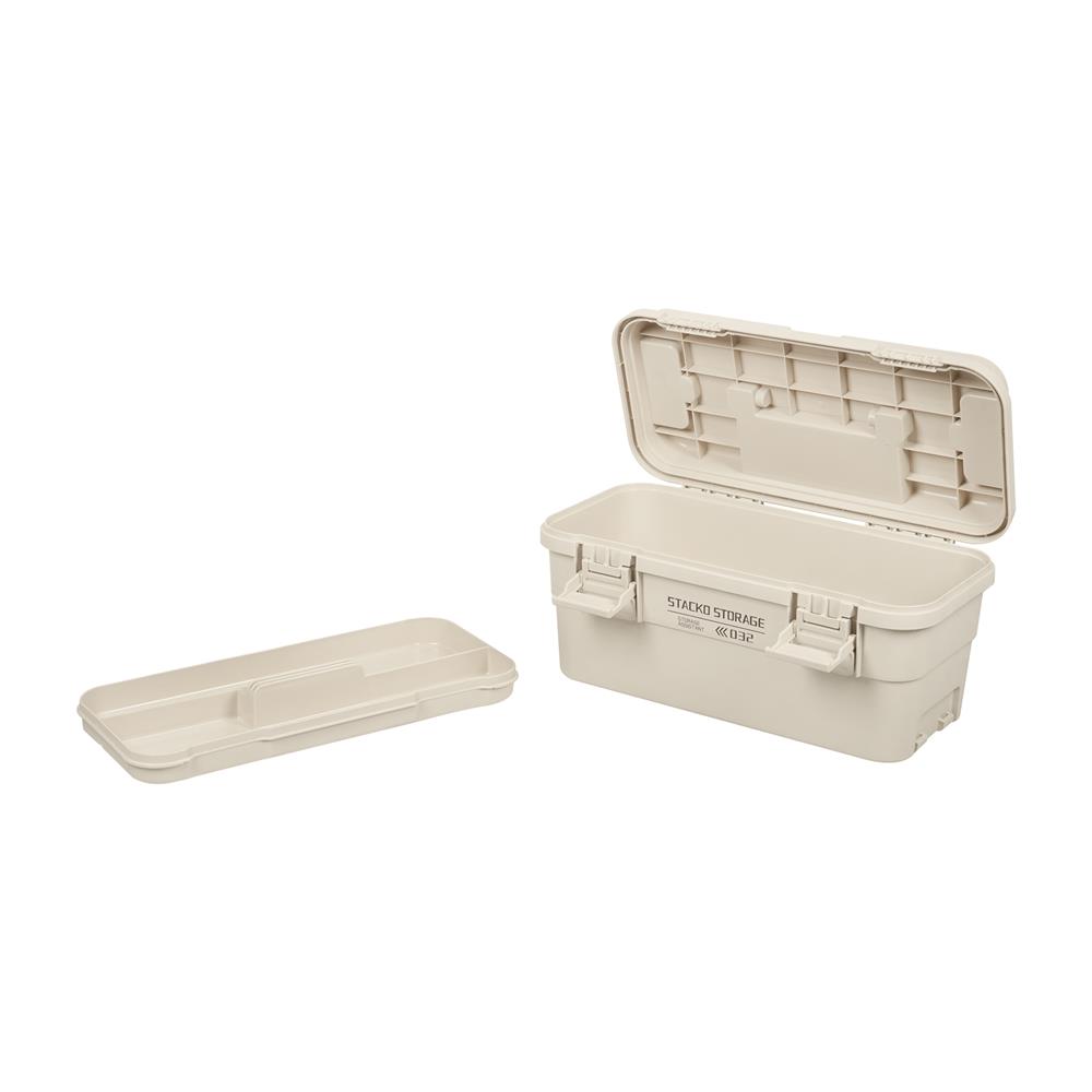 กล่องหูหิ้ว STACKO GLAM 2032 36.5X18X18 ซม. สีเบจ