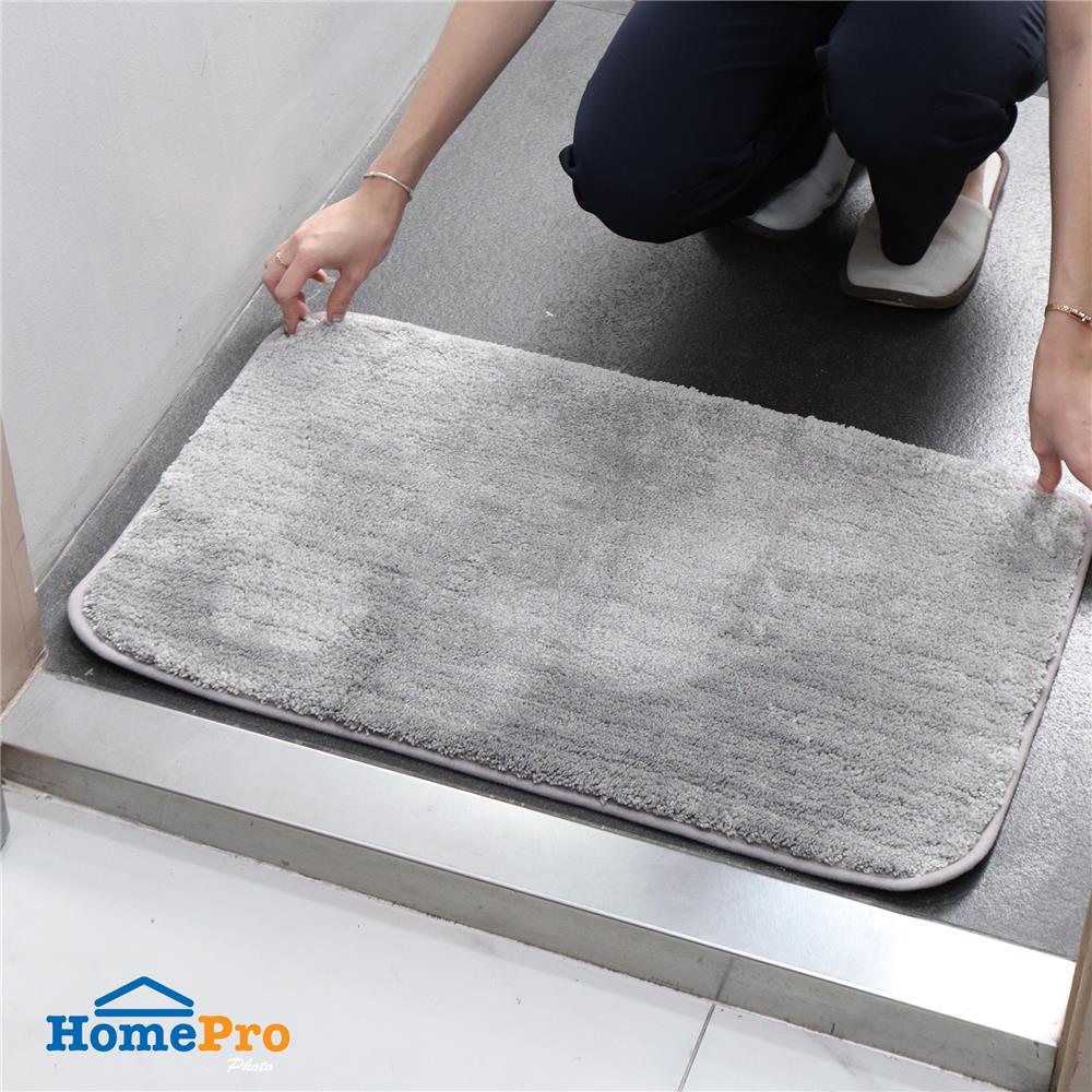 พรม HOME LIVING STYLE GLAM 45X70 ซม. สีเทา