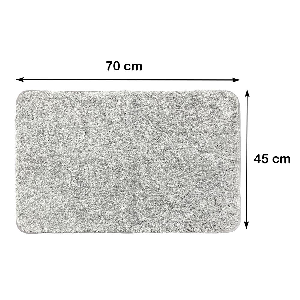 พรม HOME LIVING STYLE GLAM 45X70 ซม. สีเทา