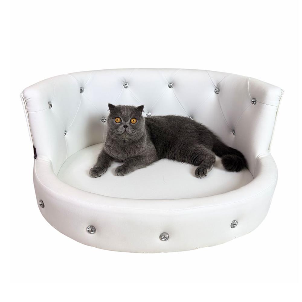 โซฟาสัตว์เลี้ยง PET BUDDY PB05M 35x73x63 ซม. สีขาว