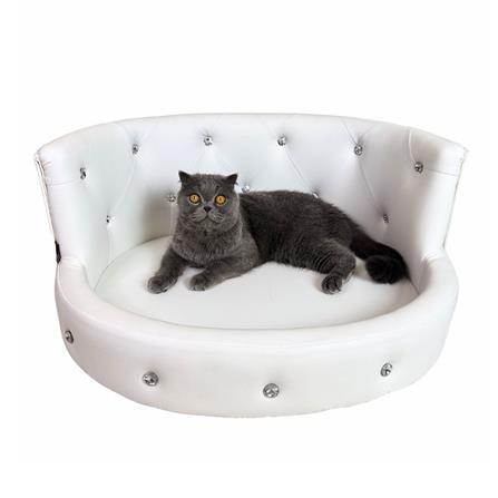 โซฟาสัตว์เลี้ยง PET BUDDY PB05M 35x73x63 ซม. สีขาว_0