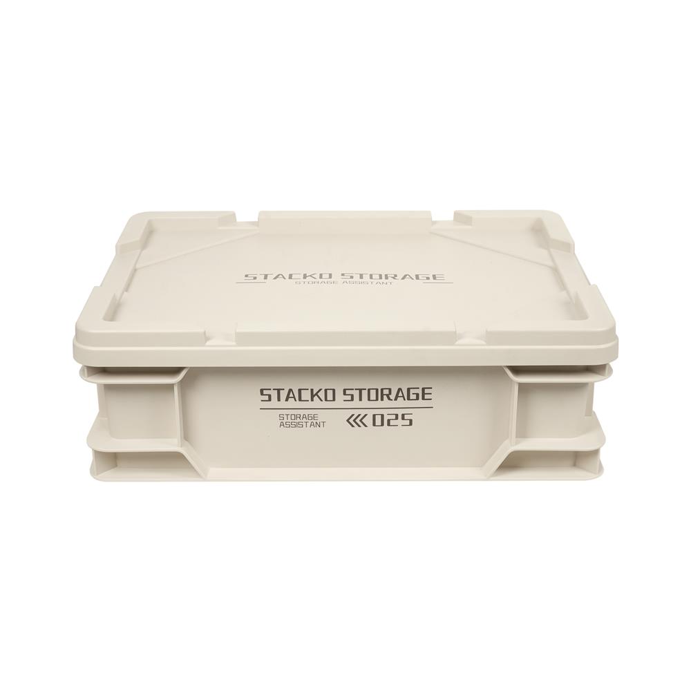 กล่องเก็บของ STACKO GLAM 2025 40.5X30X13 ซม. สีเบจ