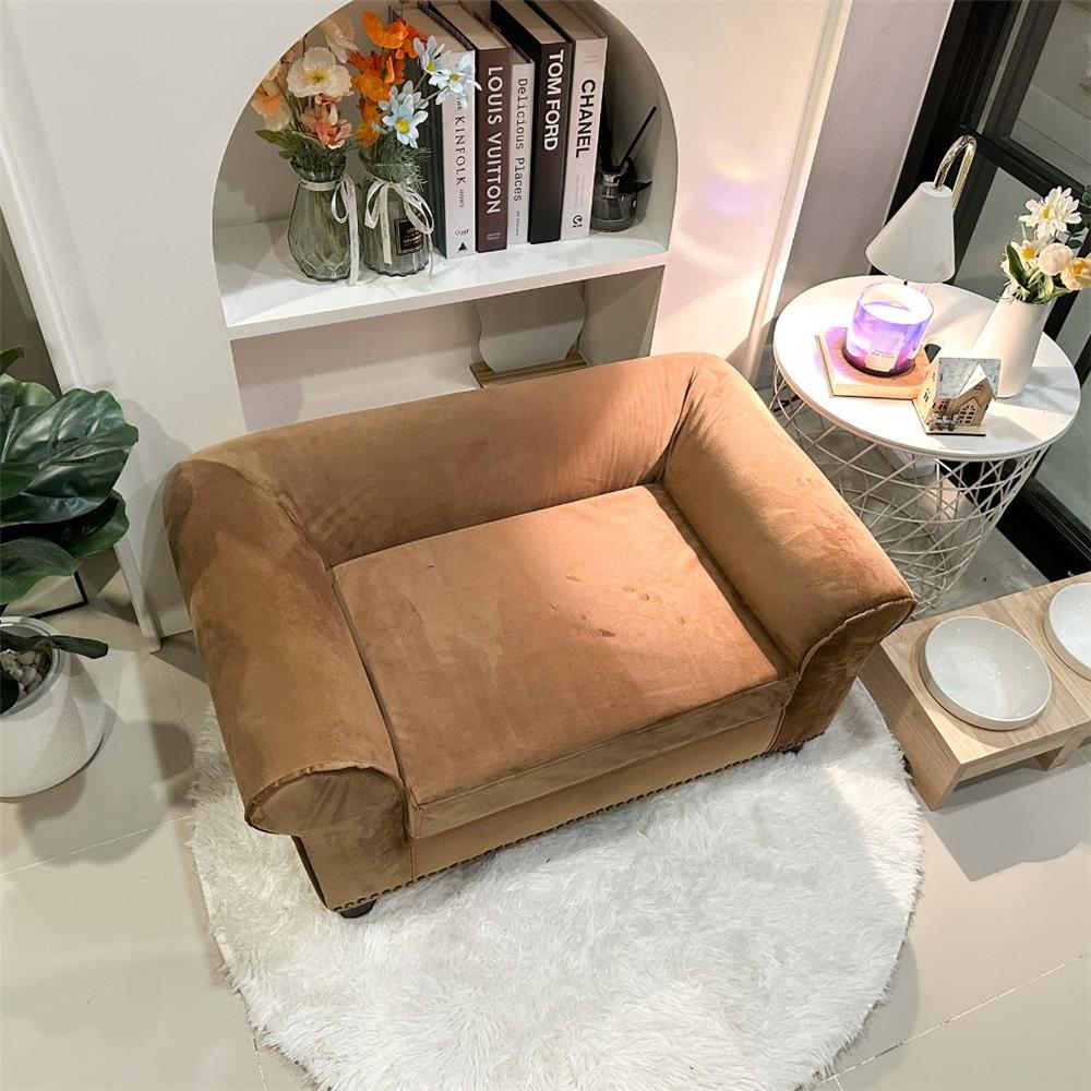 โซฟาสัตว์เลี้ยง PET BUDDY PB08 40x86x50 ซม. สีน้ำตาล