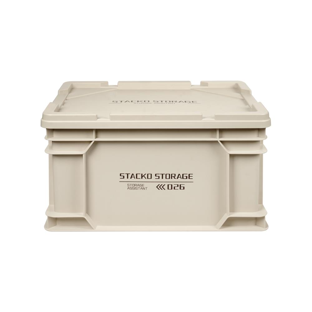 กล่องเก็บของ STACKO GLAM 2026 40.5X30X24 ซม. สีเบจ
