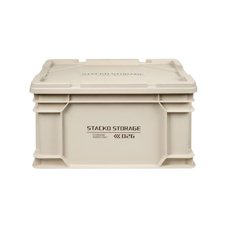 กล่องเก็บของ STACKO GLAM 2026 40.5X30X24 ซม. สีเบจ_2