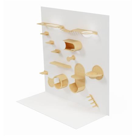 ชั้นแมวติดผนัง 15 ชิ้น PET BUDDY CS03_1