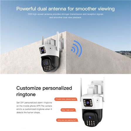 กล้องวงจรปิดภายนอก 2 เลนส์ VSTARCAM CS663DR 2 ล้านพิกเซล_4