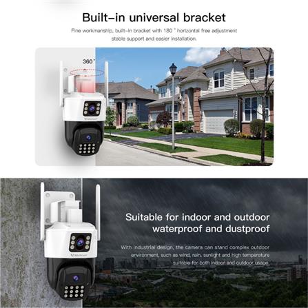 กล้องวงจรปิดภายนอก 2 เลนส์ VSTARCAM CS663DR 2 ล้านพิกเซล_6