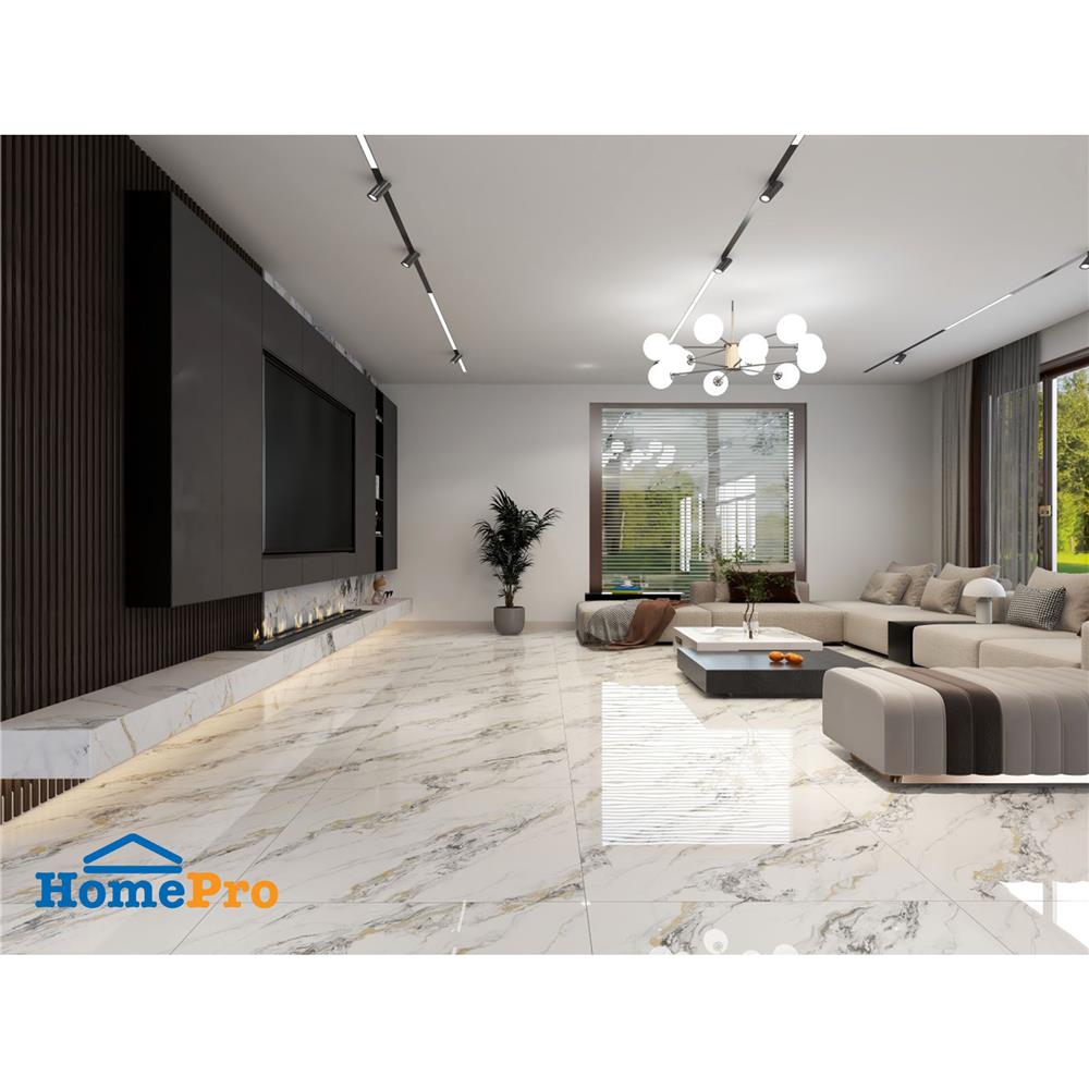 กระเบื้องพื้นพอร์ซเลน 100x100 ซม. TARA ซิลเวอร์ รูไทล์ เทา 2 ตร.ม.