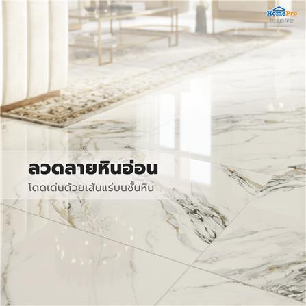 กระเบื้องพื้นพอร์ซเลน 100x100 ซม. TARA ซิลเวอร์ รูไทล์ เทา 2 ตร.ม._10