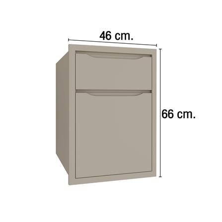 ตู้ลิ้นชัก MJ ECO 46x66 ซม. สี BEIGE_3
