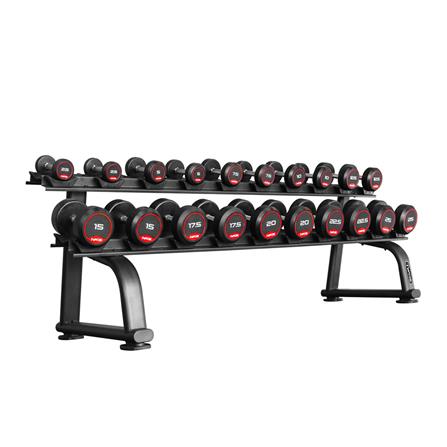 ชุดดัมเบล 10 คู่ พร้อมชั้นวาง IVADE 275 กก._0