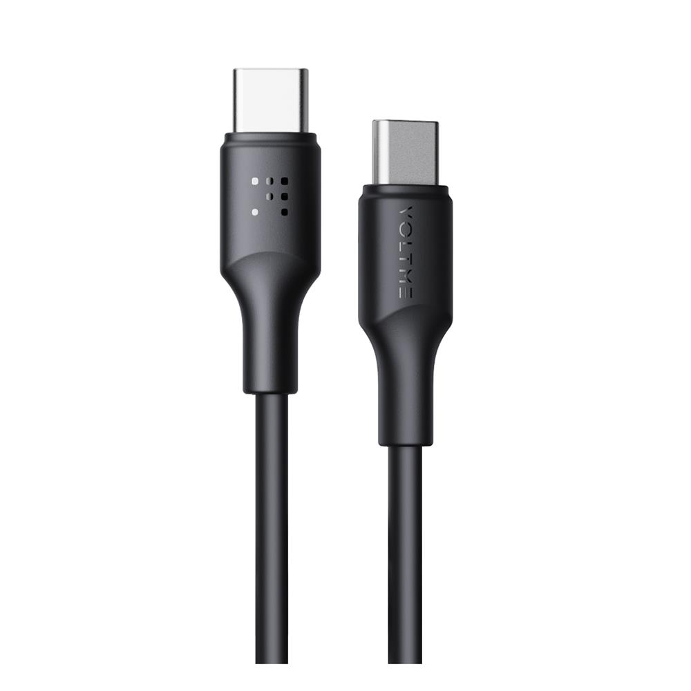 สายชาร์จ USB-C TO USB-C POWERLINK EDC C2280 2 เมตร สีดำ