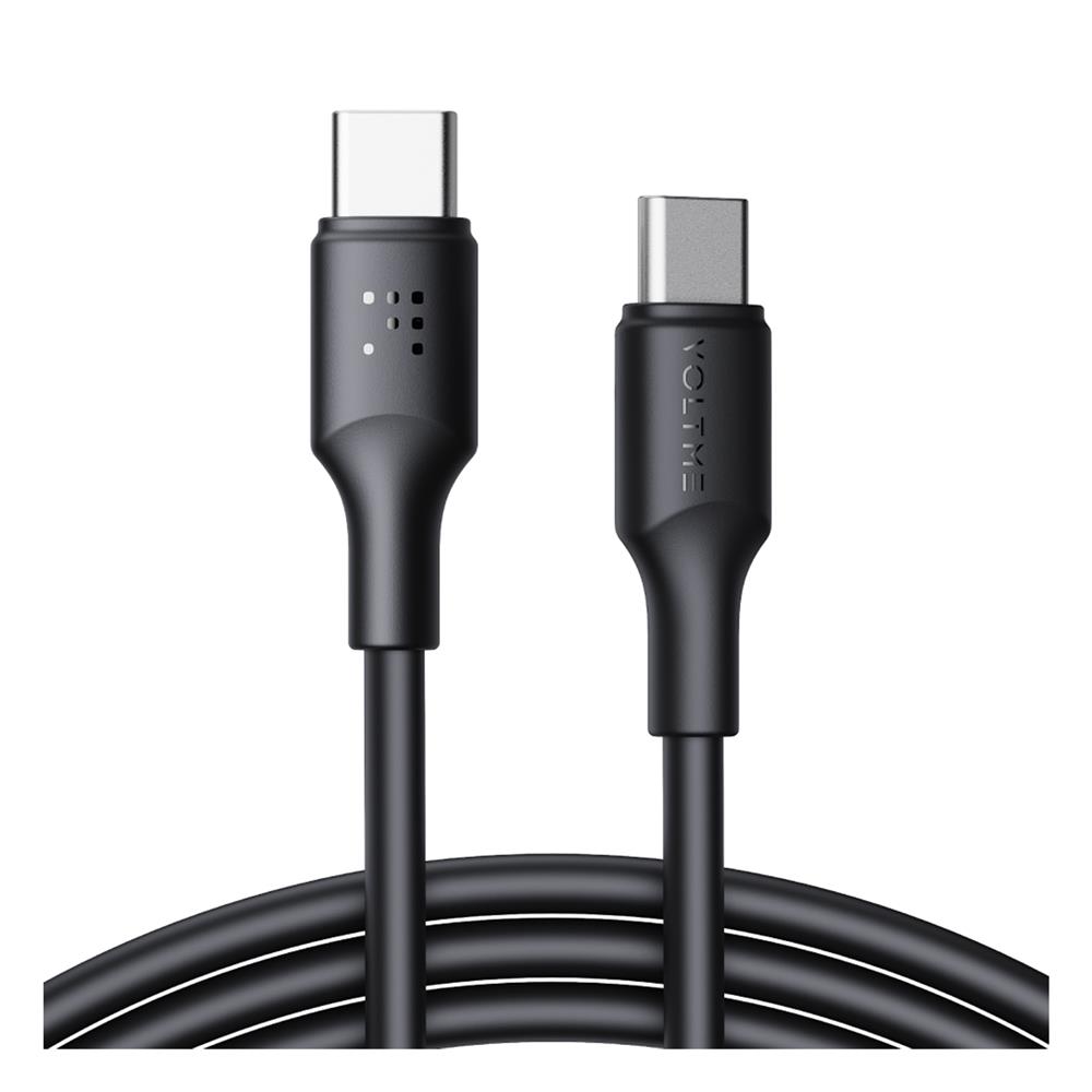 สายชาร์จ USB-C TO USB-C POWERLINK EDC C2280 2 เมตร สีดำ