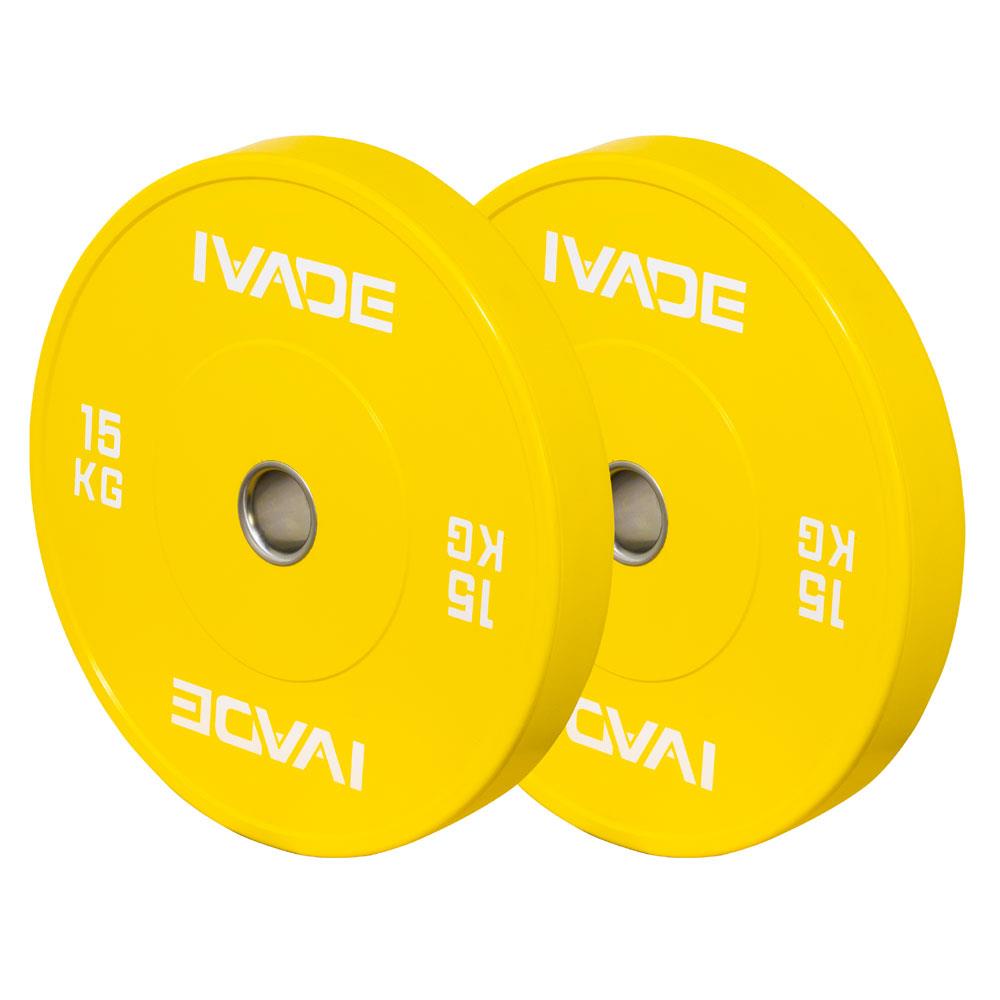แผ่นน้ำหนัก IVADE MDC 15 กก. 2 แผ่น