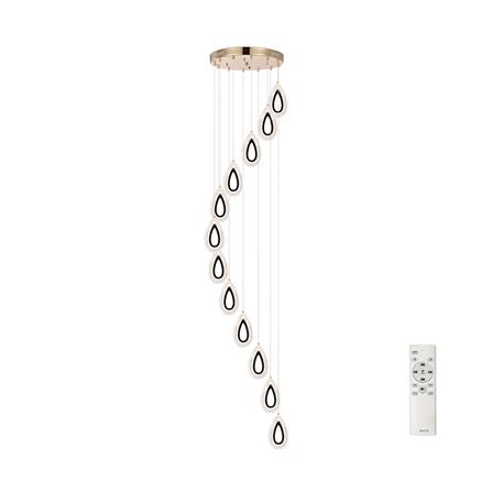 ไฟช่อ LED EVL CFC-11094 50 วัตต์ DAYLIGHT/COOL WHITE/WARM WHITE สีทอง/ใส 12 หัว_0