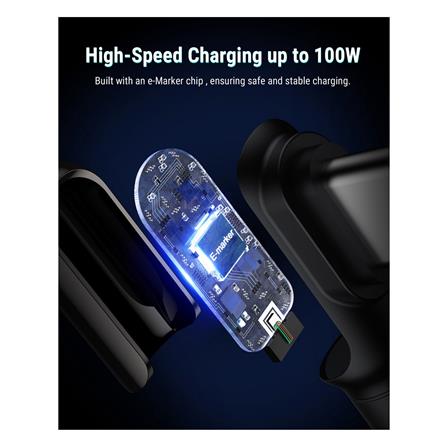 สายชาร์จ USB-C TO USB-C VOLTME POWERLINK STARK C2071 1.2 เมตร สีดำ_3