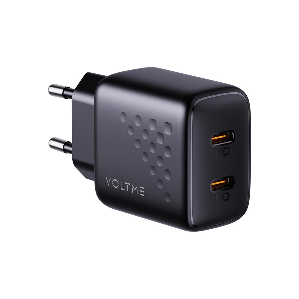 อะแดปเตอร์ TYPE C VOLTME REVO 20 DUO LITE V2019TH สีดำ