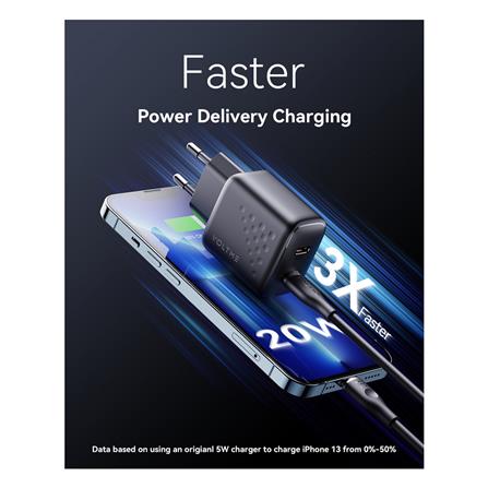 อะแดปเตอร์ TYPE C VOLTME REVO 20 DUO LITE V2019TH สีดำ_1