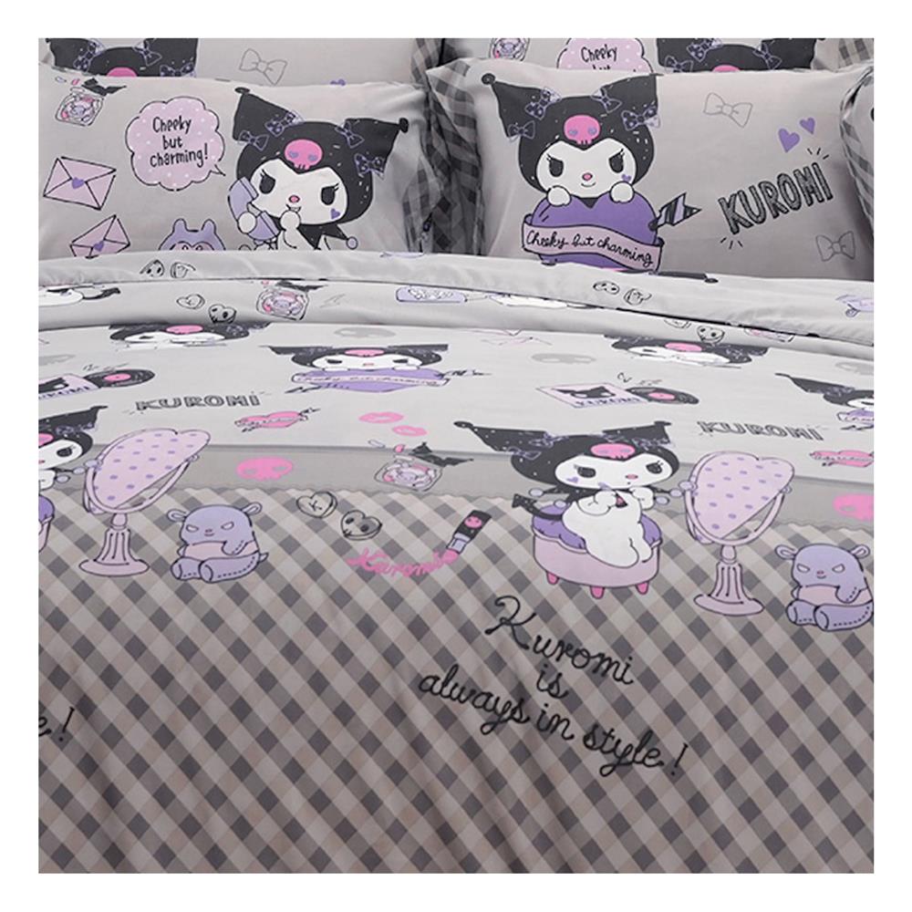 ชุดผ้าปูที่นอน 3.5 ฟุต 4 ชิ้น JESSICA KUROMI 22052-T022