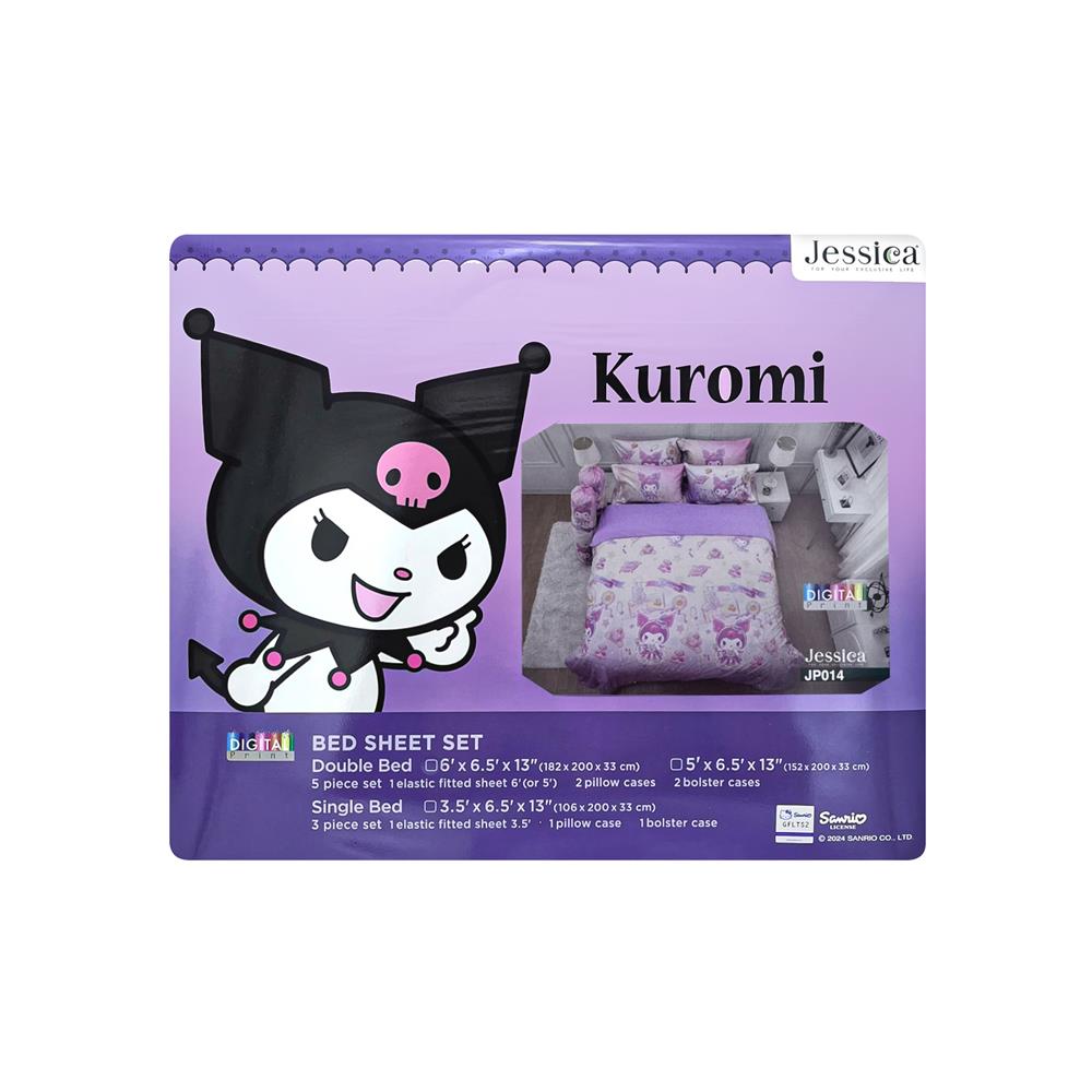 ชุดผ้าปูที่นอน 3.5 ฟุต 3 ชิ้น JESSICA KUROMI 21075-JP014