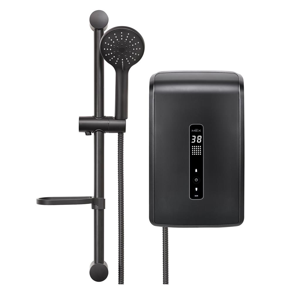 เครื่องทำน้ำอุ่น MEX CRYSTAL 5E 5100 วัตต์ สี MATT BLACK