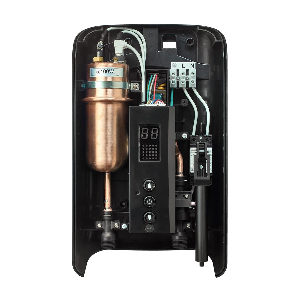 เครื่องทำน้ำอุ่น MEX CRYSTAL 5E 5100 วัตต์ สี MATT BLACK