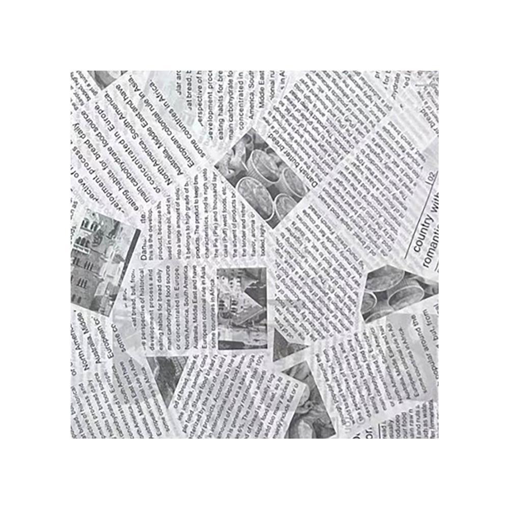 กระดาษรองซับมัน 30X30 ซม. COLOR KIT NEWS (แพ็ก 100 ชิ้น)