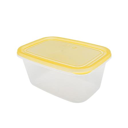 กล่องอาหารเหลี่ยม 1 ลิตร KECH NOLA สีเหลือง แพ็ก 3 ชิ้น_3