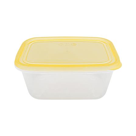 กล่องอาหารเหลี่ยม 1 ลิตร KECH NOLA สีเหลือง แพ็ก 3 ชิ้น_2