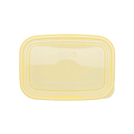 กล่องอาหารเหลี่ยม 1 ลิตร KECH NOLA สีเหลือง แพ็ก 3 ชิ้น_5
