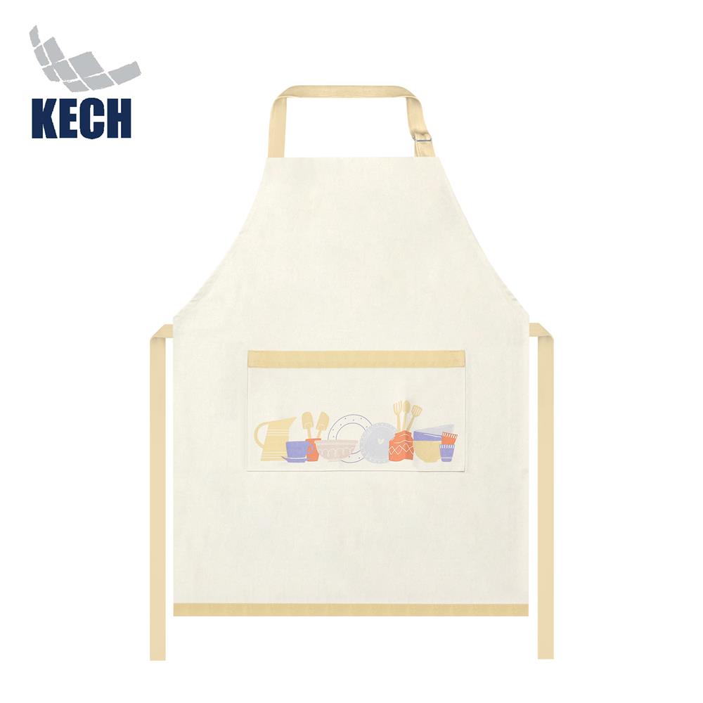 ชุดกันเปื้อน KECH COOKING สีครีม