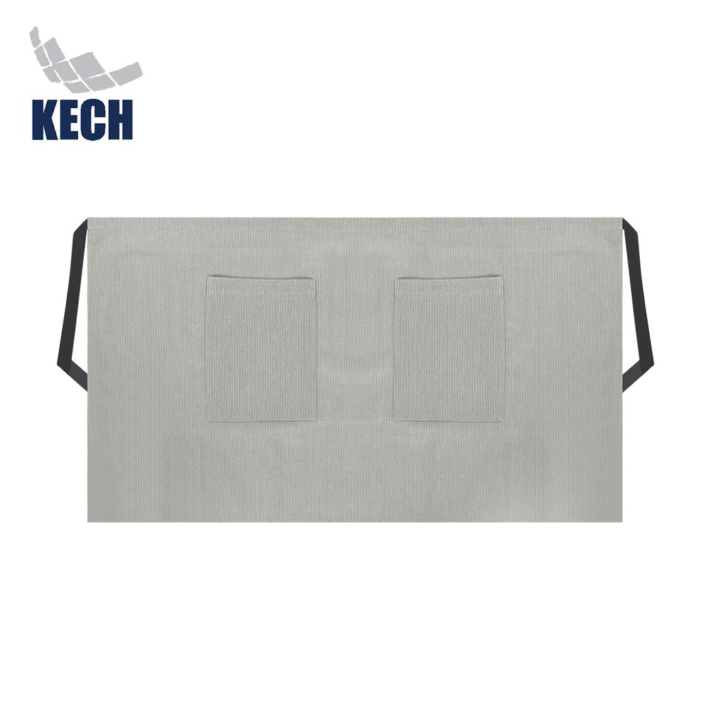 ชุดกันเปื้อนครึ่งตัว KECH ESSENCE สีเทา_1